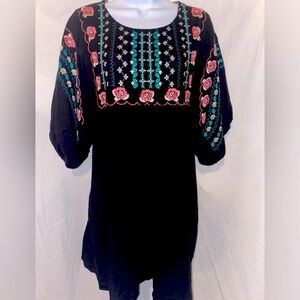 Women’s size Medium UNGEE embroidered dress